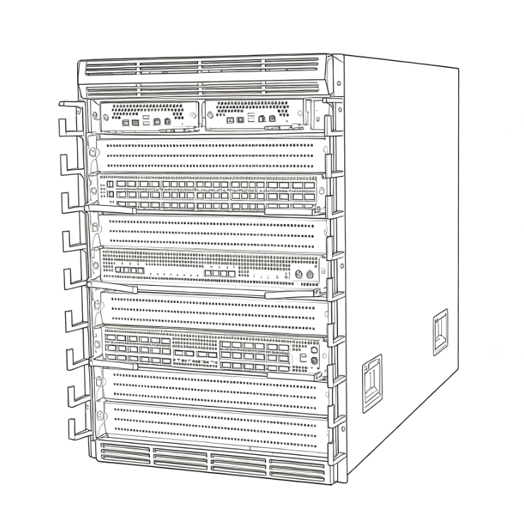 OTS Nspace 8-Slot 26.4Tbps Network Visibility Chassis for Data Centers & ISPs