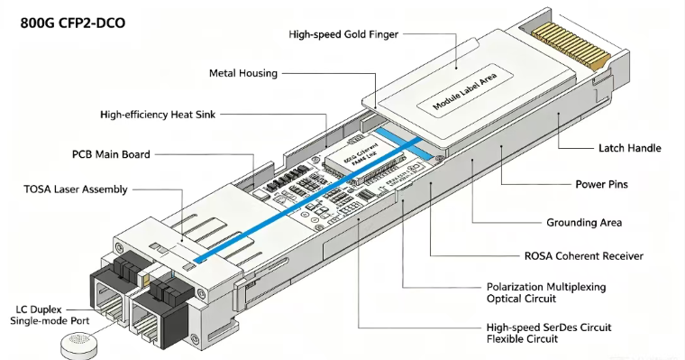 Coherent 800G CFP2 DCO