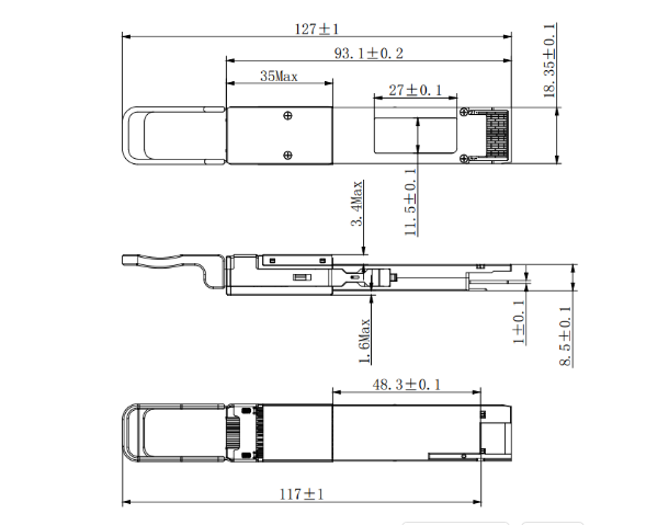 400G QSFP-DD EDR4 2km