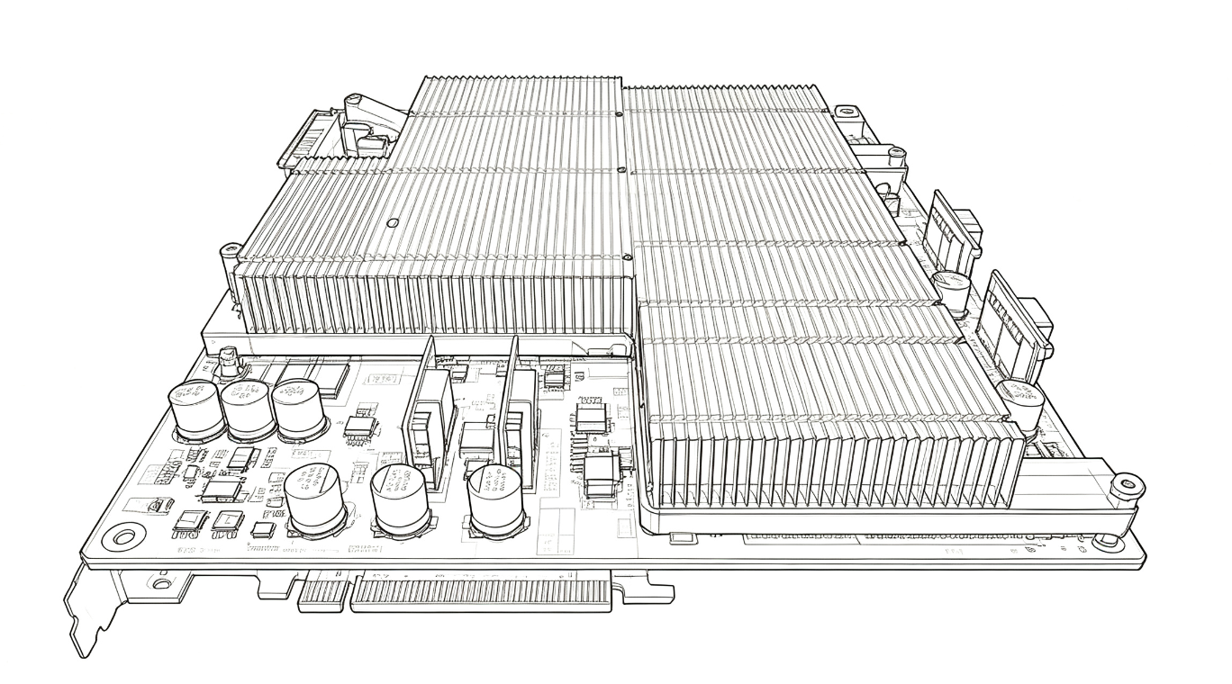 OTS Nspace 400G Processing Mezzanine Card