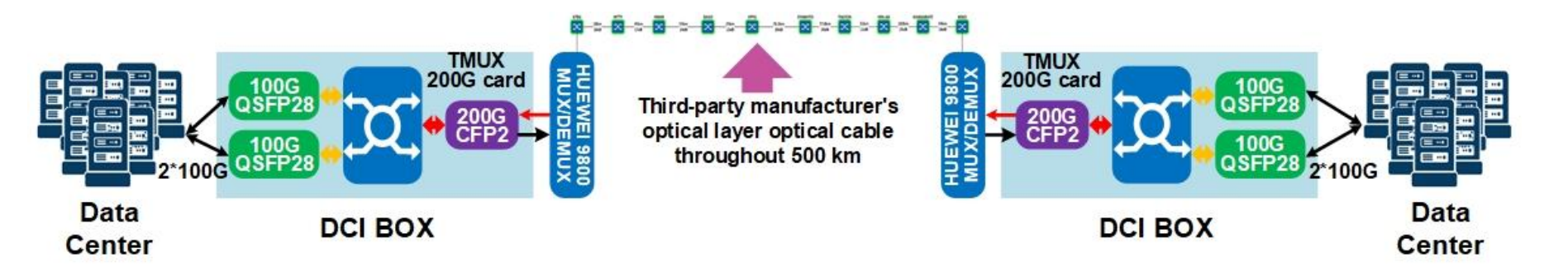 Regional IDC optical-electrical decoupling network topology